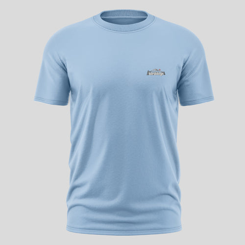 Light Blue Mount birddogs Tech Tee